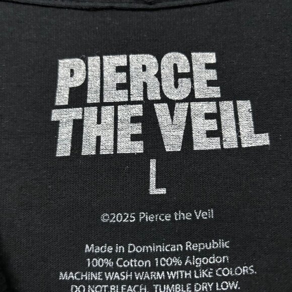 Pierce the Veil I Cant Hear You World Tour Rock Band Tee L - Picture 4 of 4